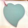 USA New York 187 Factory Heart Charm Epsom Blue Atoll / Togo Terre Cuite