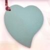 New Arrival 187 Factory Bag Charms Blue Atoll Epsom / Dark Coffee Togo Heart Charms