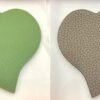 Australia Canberra 187 Factory Vert Criquet Epsom / Gris Tourterelle Togo Heart Charms