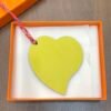 Full Handmade 187 Factory Heart Charm Lime Epsom Leather / Rouge De Coeur Togo Leather