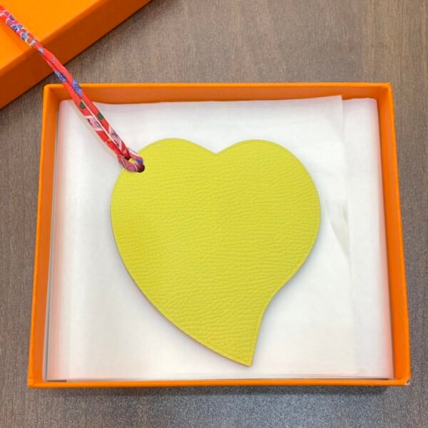 Full Handmade 187 Factory Heart Charm Lime Epsom Leather / Rouge De Coeur Togo Leather