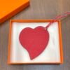 Full Handmade 187 Factory Heart Charm Lime Epsom Leather / Rouge De Coeur Togo Leather