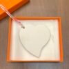 Canada Toronto 187 Factory Heart Charm Craie Epsom Leather / Rose Eglantine Togo Leather
