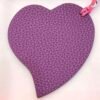 187 Factory Bag Charm Price Malachite Epsom Leather / Anemone Togo Leather Heart Charm