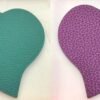 187 Factory Bag Charm Price Malachite Epsom Leather / Anemone Togo Leather Heart Charm