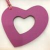 Australia Canberra 187 Factory Hollow Heart Charm Rose Eglantine Togo / Rose Puple Epsom Leather