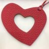 187 Factory Charm Images Hollow Heart Charm Togo Rouge Casaque / Epsom Craie