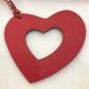 New Arrival 187 Factory Gold Togo Leather / Rouge Casaque Epsom Hollow Heart Charm