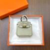 New Arrival 187 Factory Birkin Charm Craie Togo Leather Gold Hardware 6*5*3CM