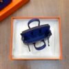 187 Factory Bag Charm Price 7T Blue Electric Togo Leather Birkin Bag Charm 7.5*6*3.5CM