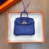 187 Factory Bag Charm Price 7T Blue Electric Togo Leather Birkin Bag Charm 7.5*6*3.5CM