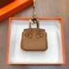 USA Washionton 187 Factory CC37 Gold Togo Leather Birkin Bag Charm 6*5*3CM