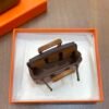 New 187 Factory Birkin Bag Charm Images CC37 Gold Togo Leather 7.5*6*3.5CM