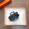 187 Factory Bag Charm J7 Blue Lin Togo Leather Birkin Bag Charm 6*5*3CM Gold Hardware