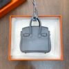 Australia Canberra 187 Factory Togo Leather Birkin Bag Charm J7 Blue Lin Gold Hardware 7.5*6*3.5CM