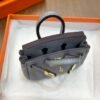 Australia Canberra 187 Factory Togo Leather Birkin Bag Charm J7 Blue Lin Gold Hardware 7.5*6*3.5CM