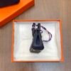 UAE Dubai 187 Factory Birkin Bag Charm Togo Leather Dark Blue Gold Hardware