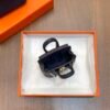 UAE Dubai 187 Factory Birkin Bag Charm Togo Leather Dark Blue Gold Hardware