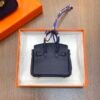 187 Factory Charm Price Dark Blue Togo Leather Birkin Bag Charm 7.5*6*3.5CM