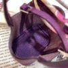 UK London 187 Factory Picotin Bag Charm Togo Leather P9 Anemone Silver Hardware
