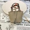 Canada Toronto 187 Factory Picotin Bag Charm Togo Leather CK81 Gris Tourterelle Silver Hardware