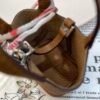 USA Washington CK37 Gold Togo Leather Picotin Bag Charm Silver Hardware