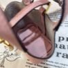 187 Factory Charm Price 3Q Rose Sakura Togo Leather Picotin Bag Charm Gold Hardware