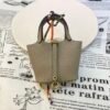 UAE Dubai 187 Factory Picotin Bag Charm Togo Leather CC81 Gris Tourterelle Gold Hardware