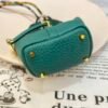 187 Factory Charm Price Z6 Malachite Togo Leather Picotin Bag Charm Gold Hardware