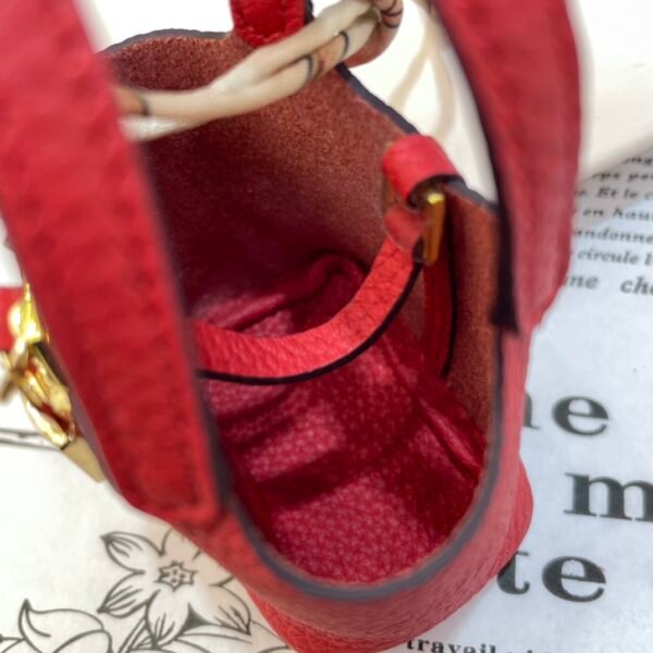 Australia Sydney 187 Factory Picotin Bag Charm Togo Leather Q5 Rouge Casaque Gold Hardware