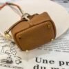 187 Factory Charm Images CC37 Gold Togo Leather Picotin Bag Charm Gold Hardware