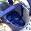 187 Factory Charm Price 7T Blue Electric Togo Leather Picotin Bag Charm Gold Hardware