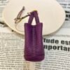 Lovely 187 Factory Bag Pendant P9 Anemone Togo Garden Party Charm Silver Hardware