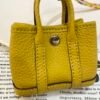187 Factory Garden Party Charm Togo Leather 9D Amber Silver Hardware