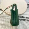 187 Factory Bag Hanging Garden Party Charm Togo Vert Vertigo Silver Hardware