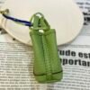 USA Washington 187 Factory Garden Party Charm Togo Leather 3I Vert Criquet Silver Hardware