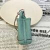 187 Factory Bag Ornament 3P Blue Atoll Togo Leather Garden Party Charm Silver Hardware