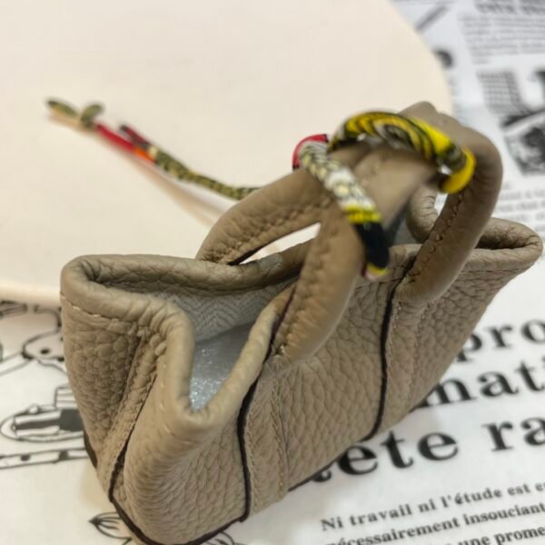 Handmade 187 Factory Garden Party Charm Togo Leather Gris Tourterelle Silver Hardware
