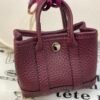 UAE Dubai 187 Factory Garden Party Charm Togo Leather Bordeaux Silver Hardware