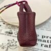 UAE Dubai 187 Factory Garden Party Charm Togo Leather Bordeaux Silver Hardware
