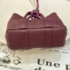 UAE Dubai 187 Factory Garden Party Charm Togo Leather Bordeaux Silver Hardware