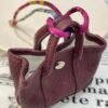 UAE Dubai 187 Factory Garden Party Charm Togo Leather Bordeaux Silver Hardware